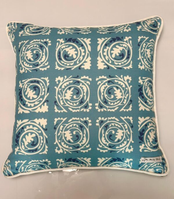 Petals Blue:cushion - Image 2