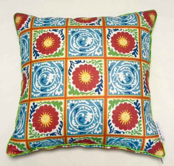 WM Blue cushion - Image 2