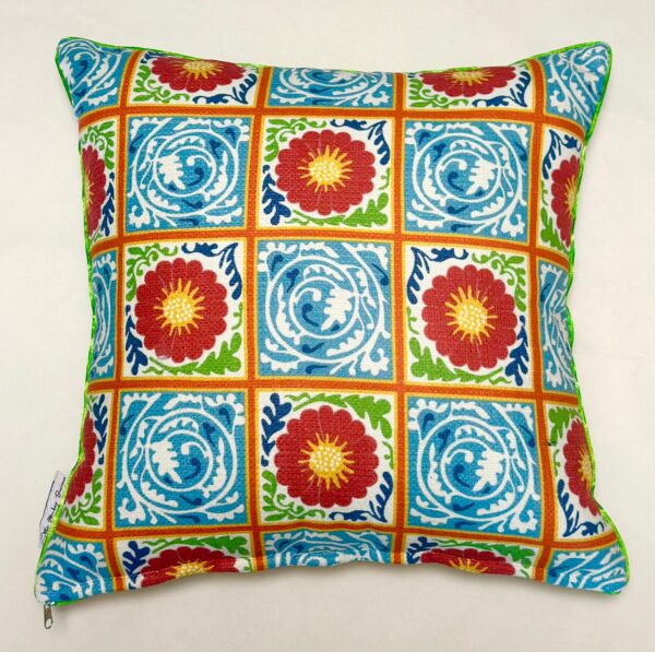 WM Blue cushion