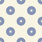 Catalina Estrada Inspired 1 Circulos Wallpaper - Blue