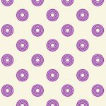 Catalina Estrada Inspired 1 Circulos Wallpaper - Fuchsia