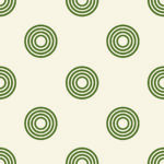 Catalina Estrada Inspired 1 Circulos Wallpaper - Green
