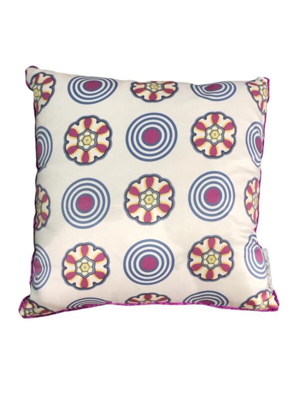 Catalina Estrada 1 Mezcla Blue Cushion