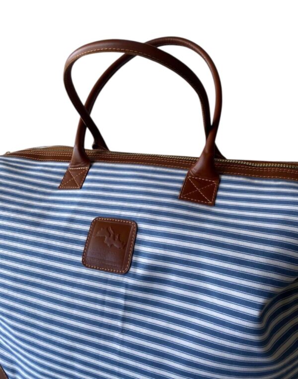 William Morris1 Stripes Blue Bag - Image 2