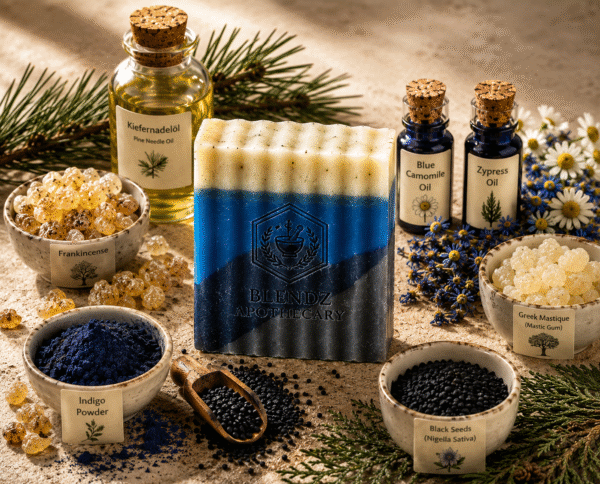 BLUE INDIGO, FRANKINCENSE & BLACK SEED